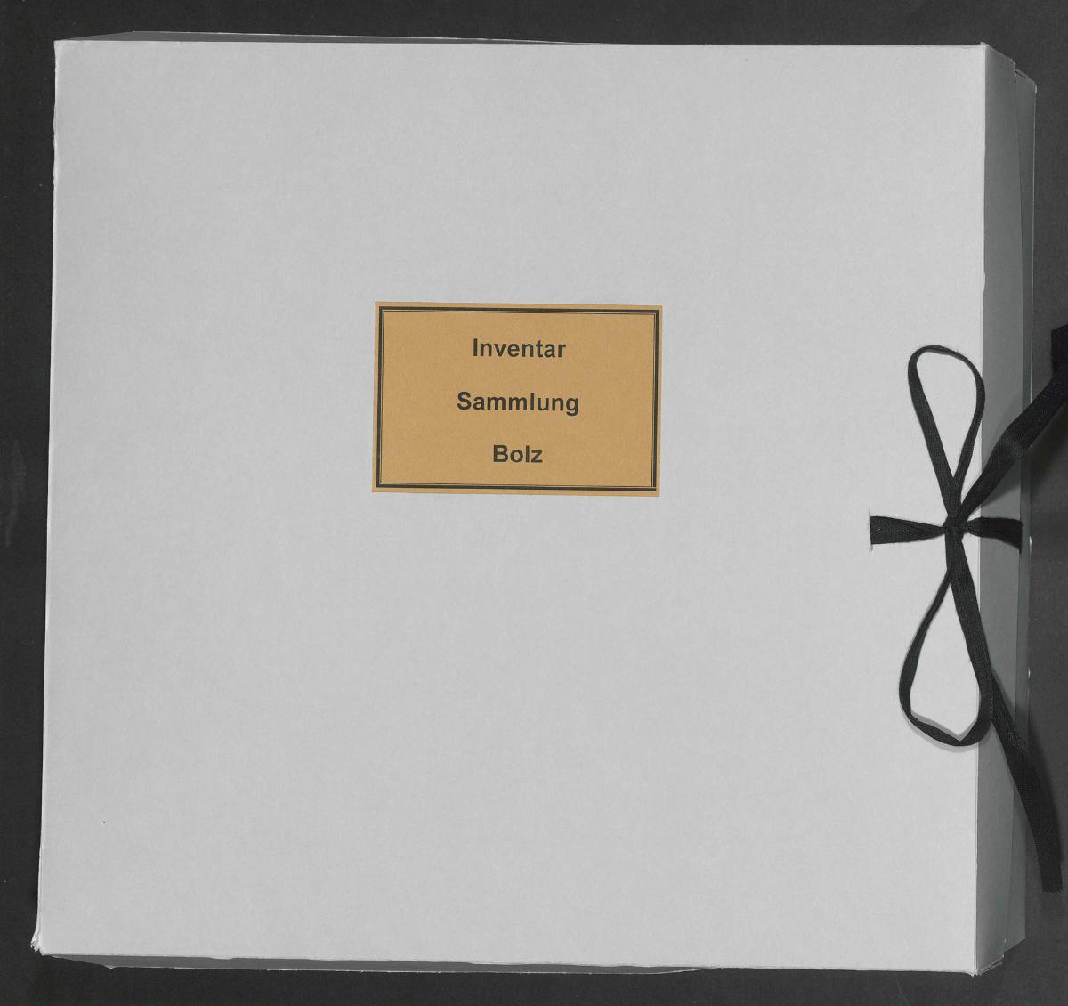 Inventar der Sammlung Bolz