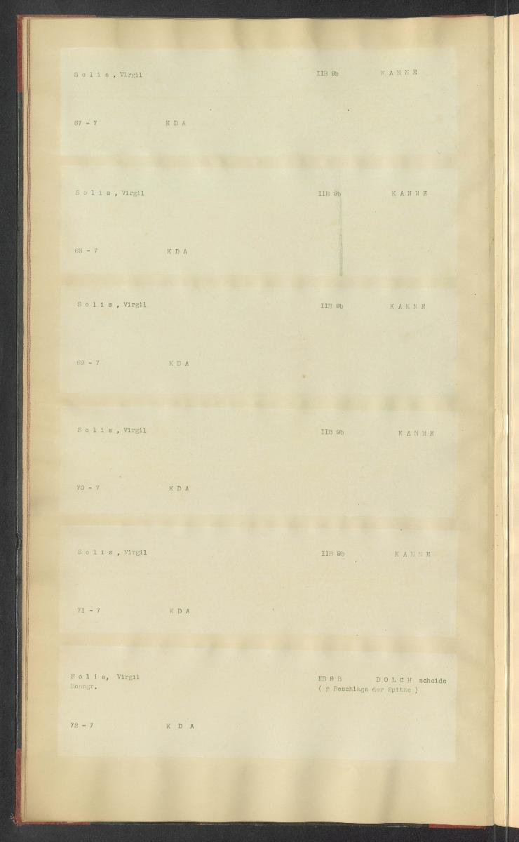 Druckgraphik Inventar Alter Bestand bis 1878 Bd. 7