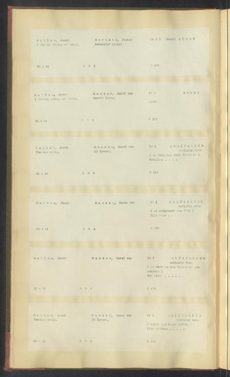 Druckgraphik Inventar Alter Bestand bis 1878 Bd. 11