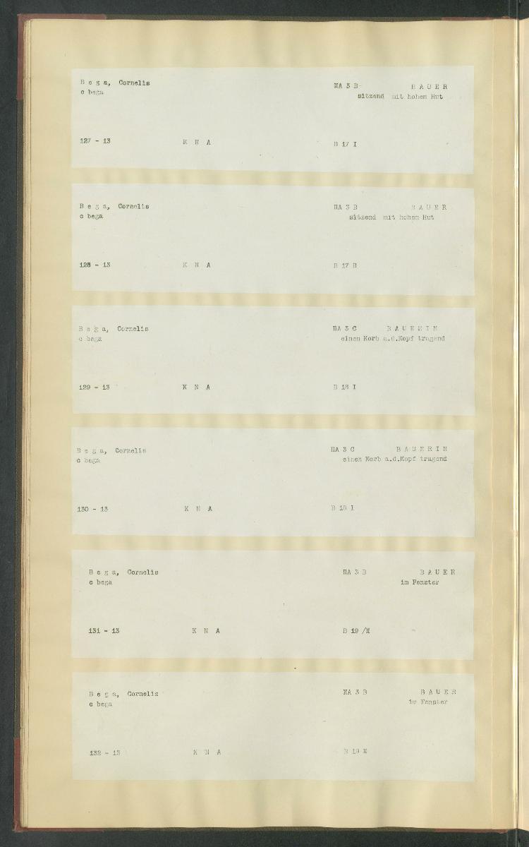 Druckgraphik Inventar Alter Bestand bis 1878 Bd. 13
