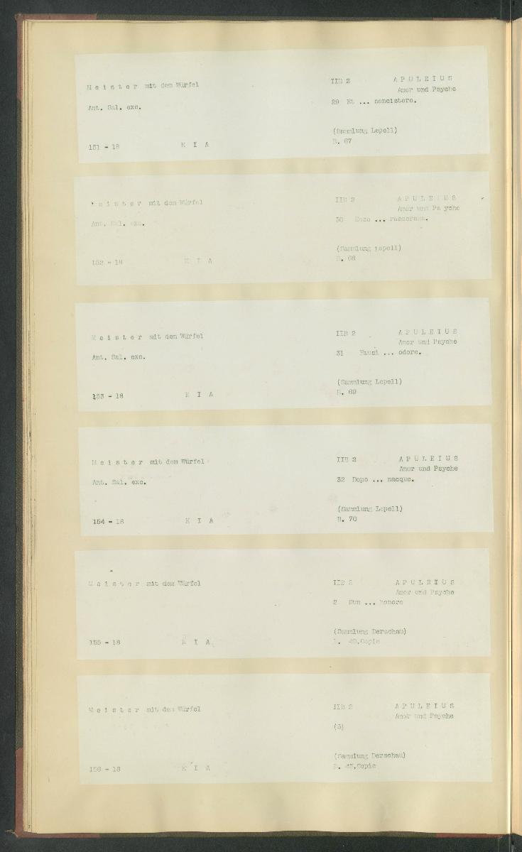 Druckgraphik Inventar Alter Bestand bis 1878 Bd. 18