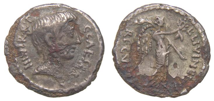 Röm. Republik: C. Iulius Caesar (Octavianus) und L. Livineius Regulus