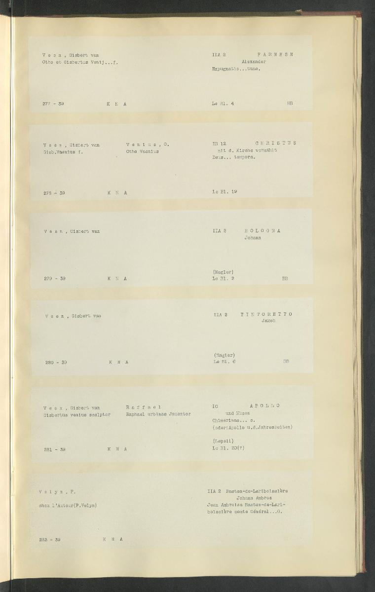 Druckgraphik Inventar Alter Bestand bis 1878 Bd. 39