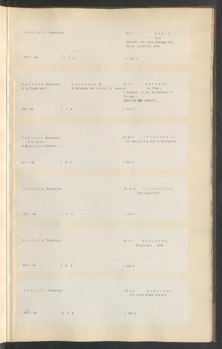 Druckgraphik Inventar Alter Bestand bis 1878 Bd. 49