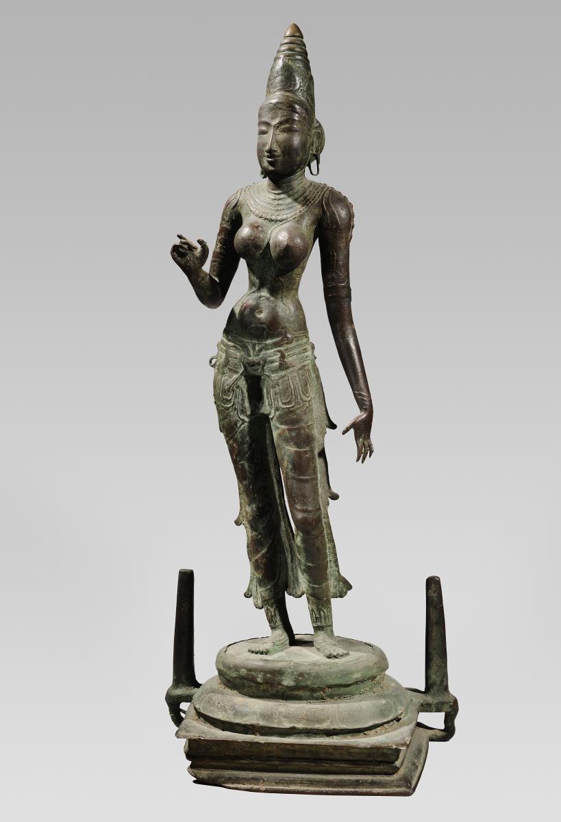 Parvati/Uma als Prozessionsfigur