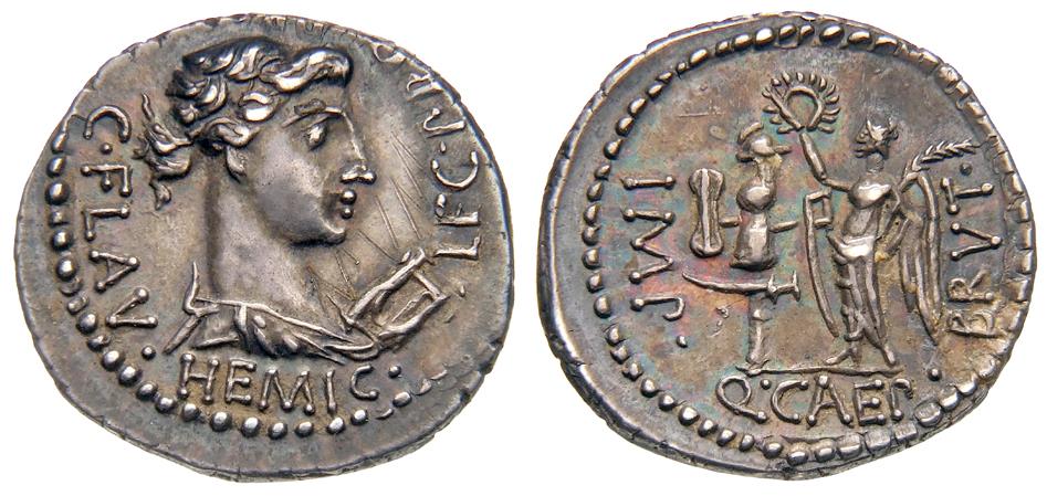 Röm. Republik: M. Iunius Brutus und C. Flavius Hemicillus