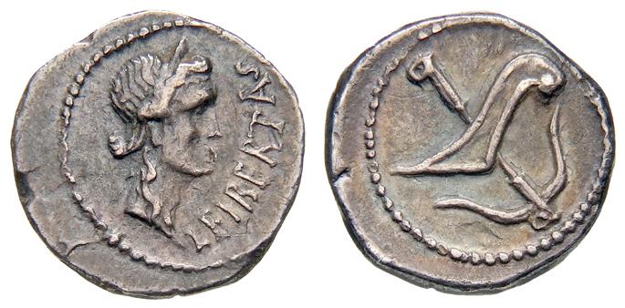 Röm. Republik: M. Iunius Brutus und P. Servilius Casca Longus