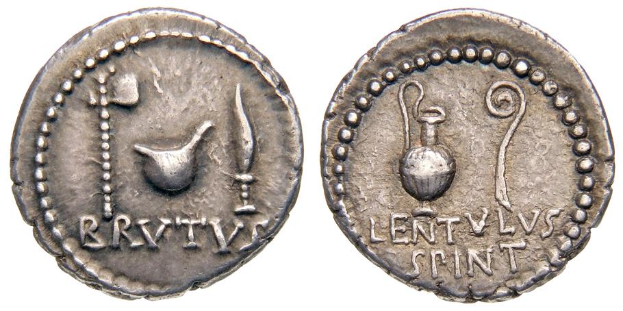 Röm. Republik: M. Iunius Brutus und P. Cornelius Lentulus Spinther