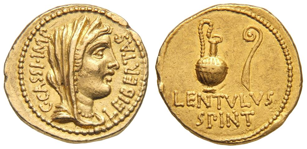 Röm. Republik: C. Cassius und P. Cornelius Lentulus Spinther