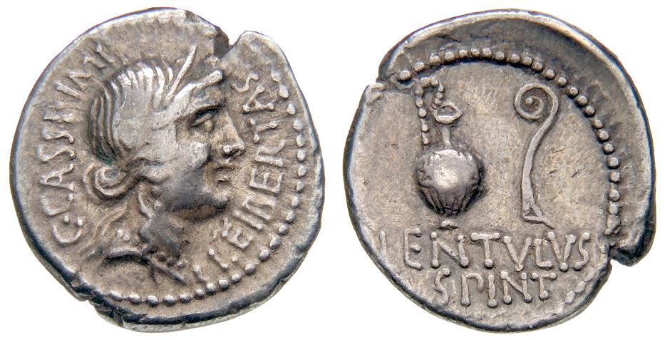 Röm. Republik: C. Cassius und P. Cornelius Lentulus Spinther