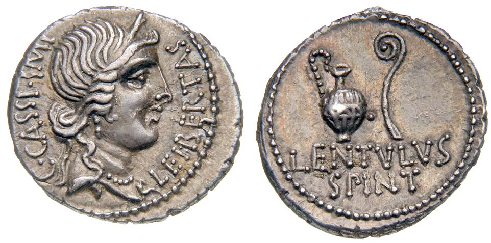 Röm. Republik: C. Cassius und P. Cornelius Lentulus Spinther
