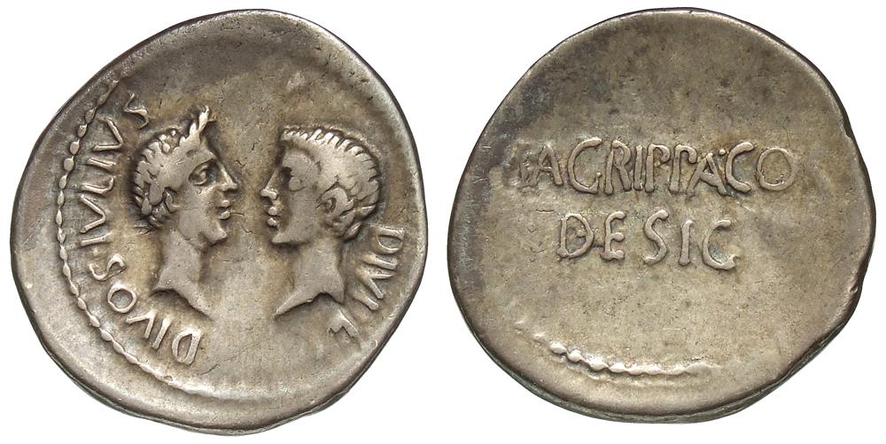 Röm. Republik: M. Agrippa und C. Iulius Caesar (Octavianus)