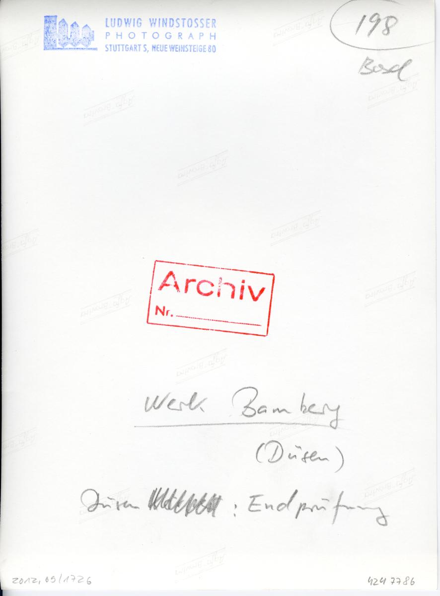 Robert Bosch GmbH, Endkontrolle von Einspritzdüsen-Teilen