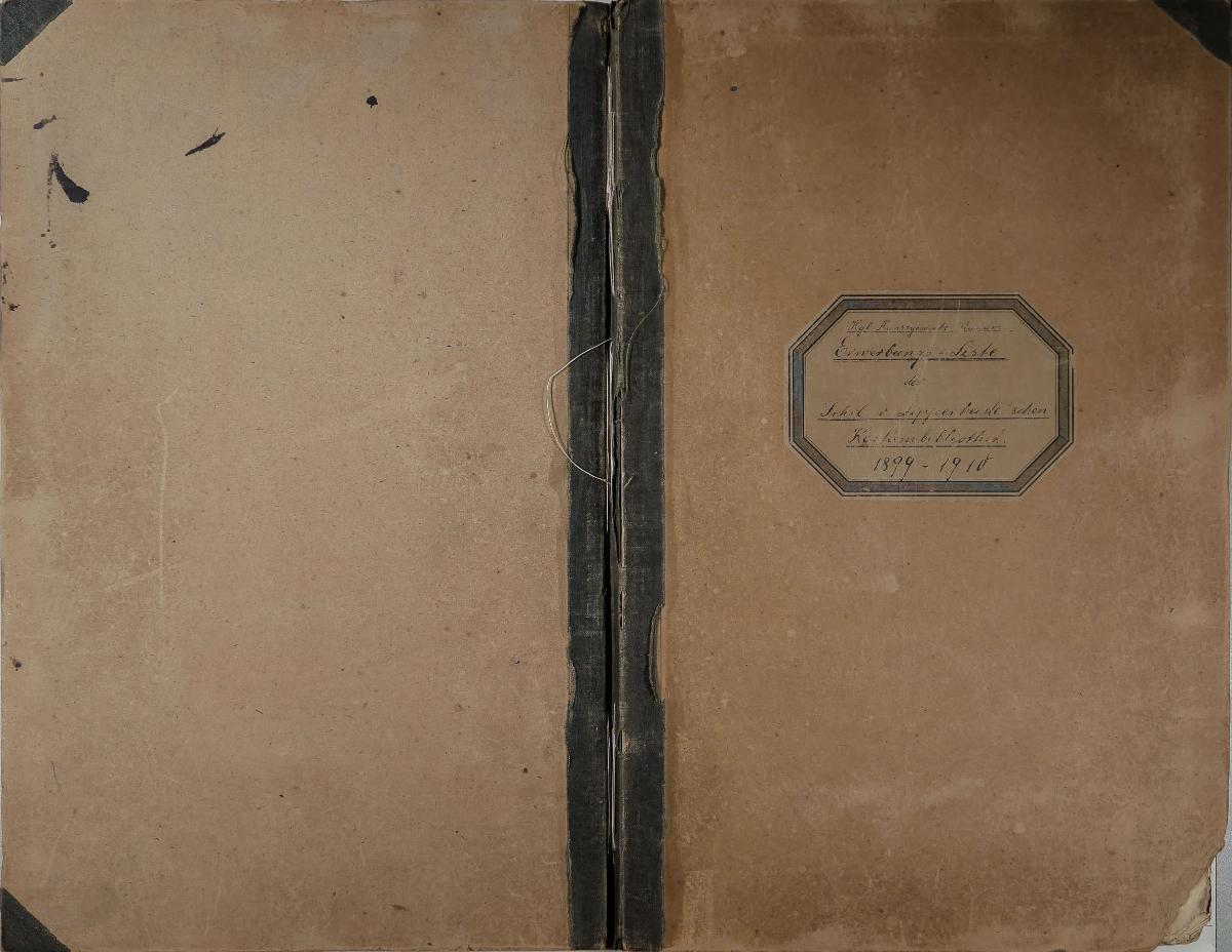 Kgl. Kunstgewerbe-Museum. Erwerbungs-Liste der Frhrl. v. Lipperheide'schen Kostümbibliothek. 1899-1910