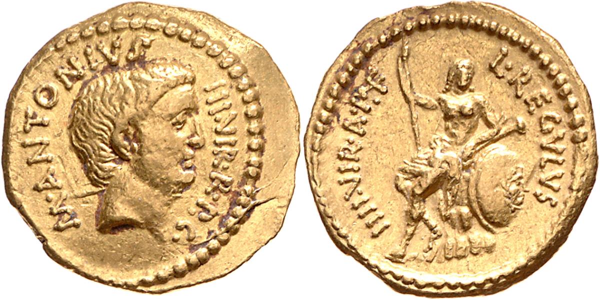 Röm. Republik: M. Antonius und L. Livineius Regulus