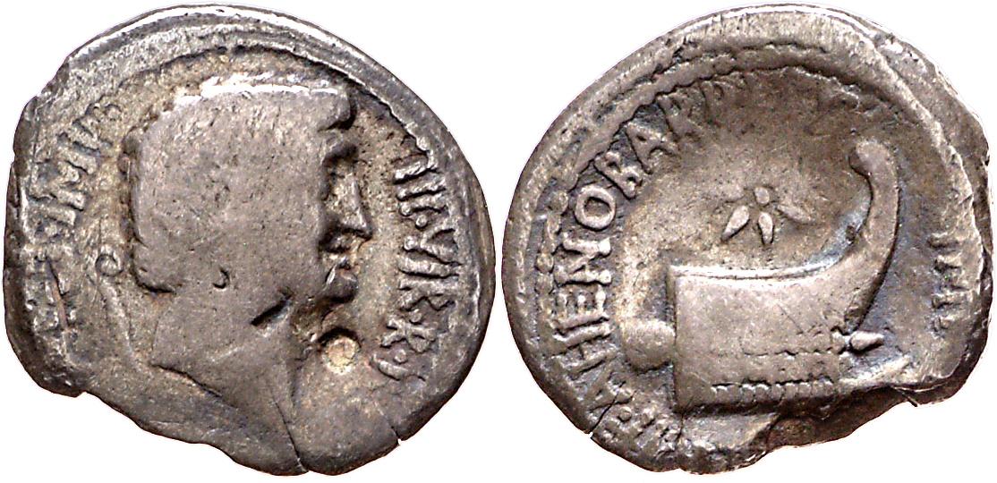 Röm. Republik: M. Antonius und Cn. Domitius Ahenobarbus