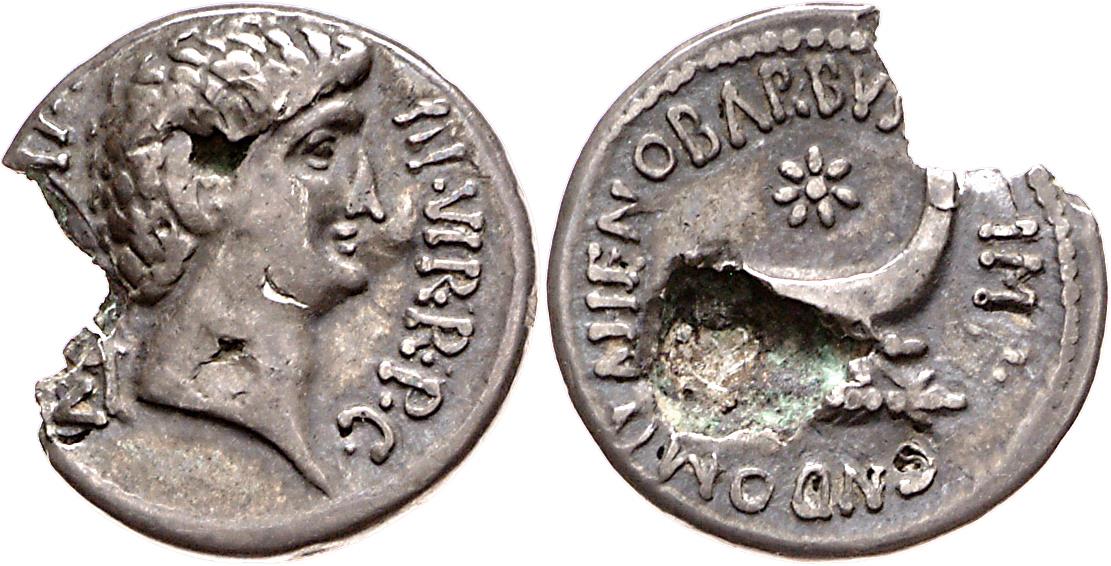 Röm. Republik: M. Antonius und Cn. Domitius Ahenobarbus
