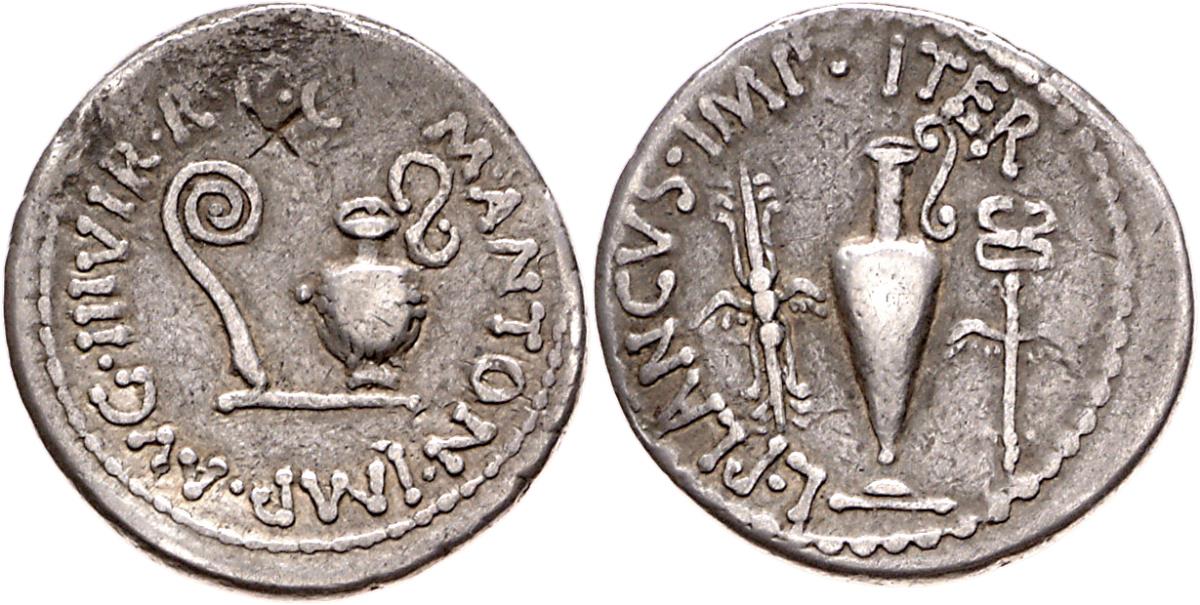 Röm. Republik: M. Antonius und L. Munatius Plancus