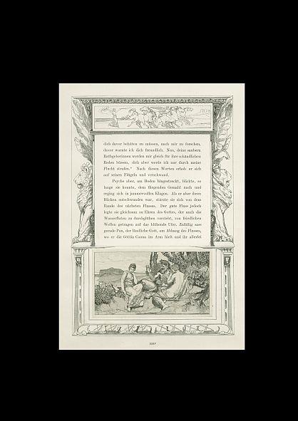 Amor und Psyche: Pan, Psyche tröstend