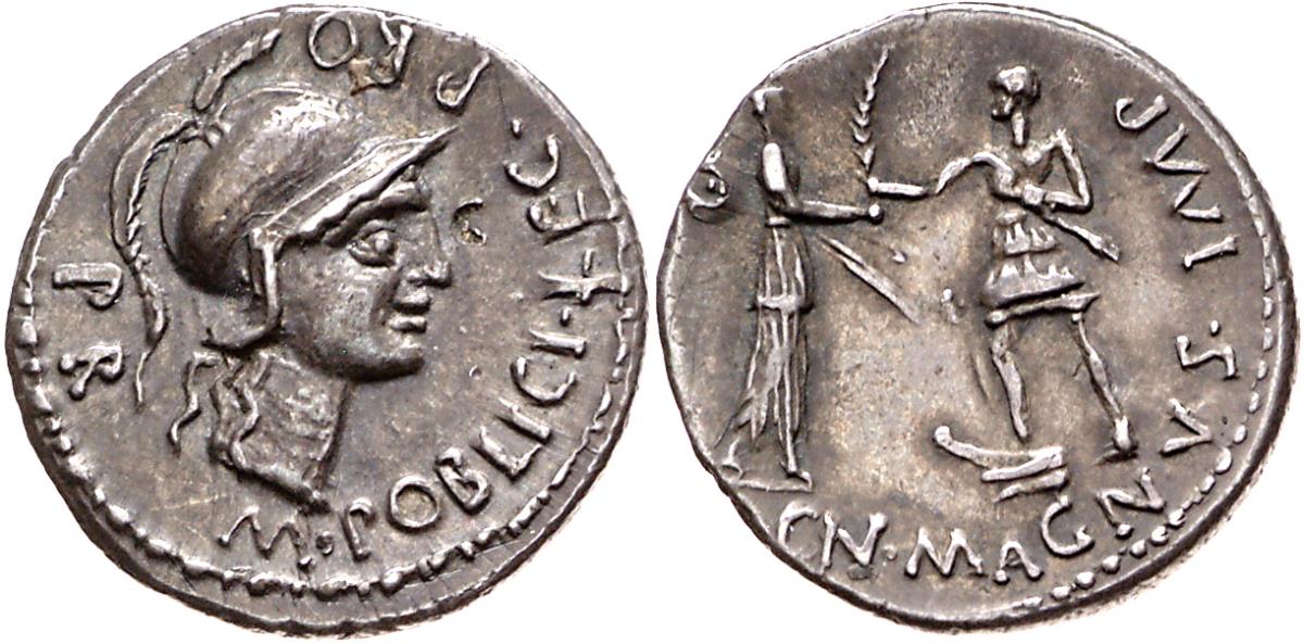 Röm. Republik: Cn. Pompeius Magnus und M. Poblicius
