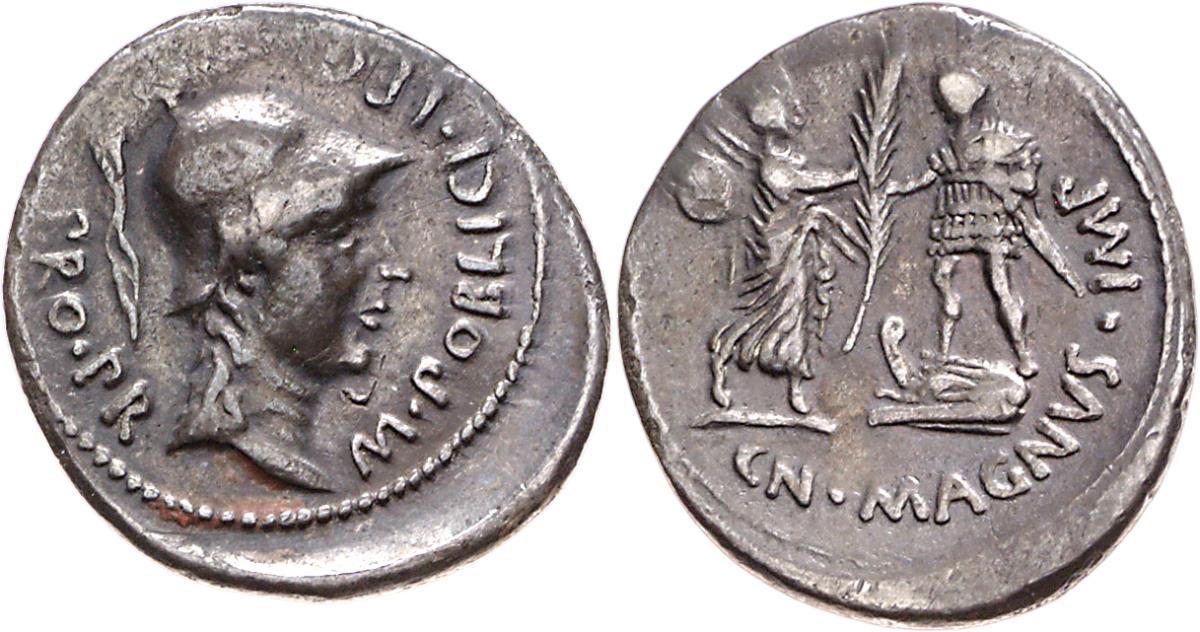 Röm. Republik: Cn. Pompeius Magnus und M. Poblicius