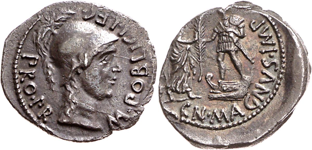 Röm. Republik: Cn. Pompeius Magnus und M. Poblicius