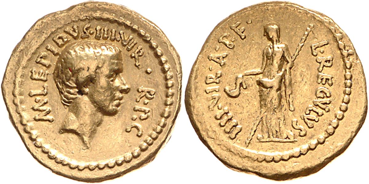 Röm. Republik: M. Lepidus und L. Livineius Regulus