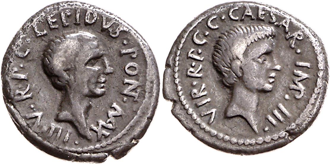 Röm. Republik: M. Lepidus und C. Iulius Caesar (Octavianus)