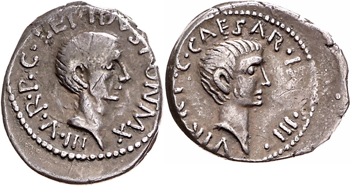 Röm. Republik: M. Lepidus und C. Iulius Caesar (Octavianus)
