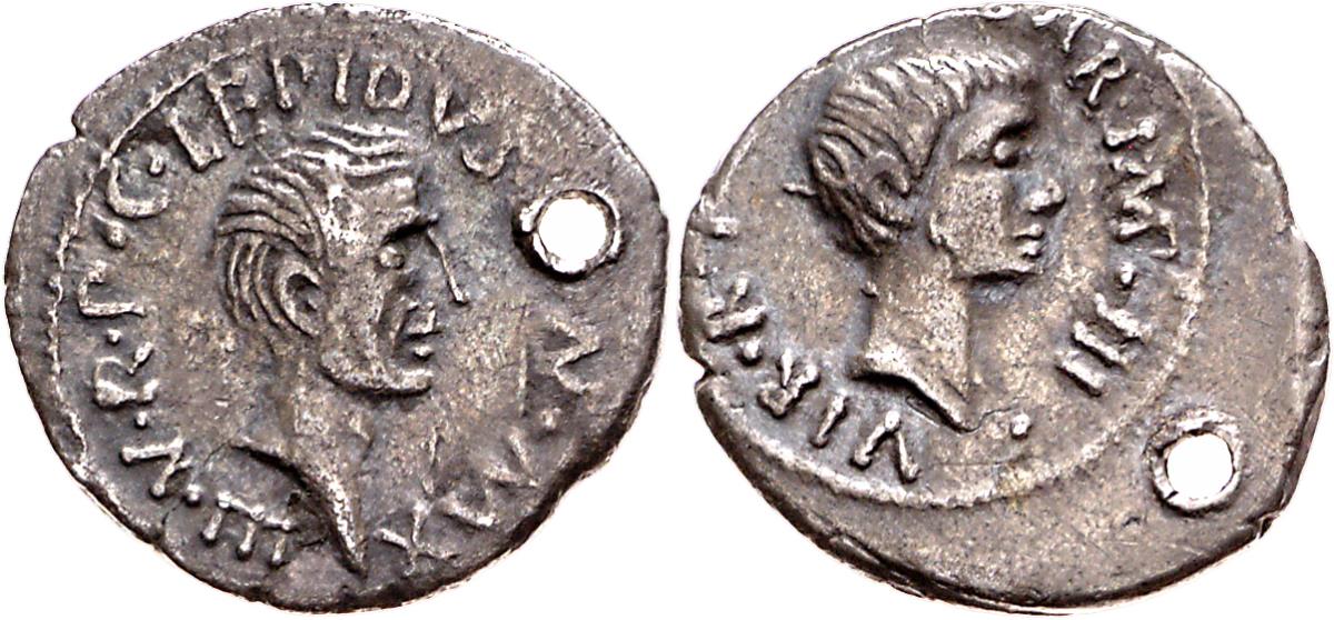Röm. Republik: M. Lepidus und C. Iulius Caesar (Octavianus)