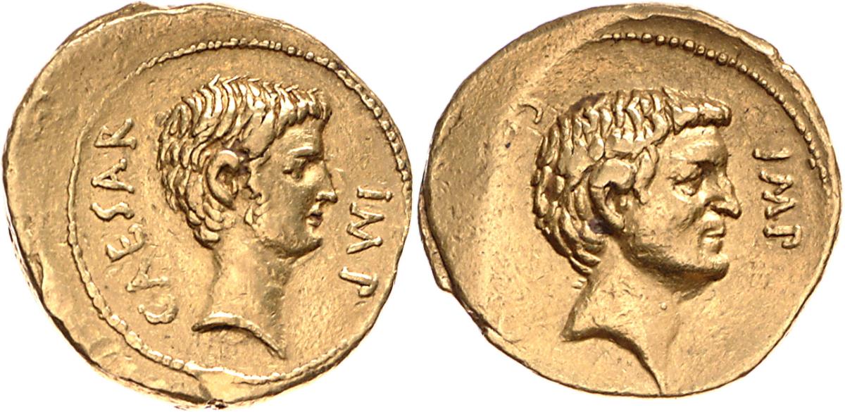 Röm. Republik: C. Iulius Caesar (Octavianus) und M. Antonius