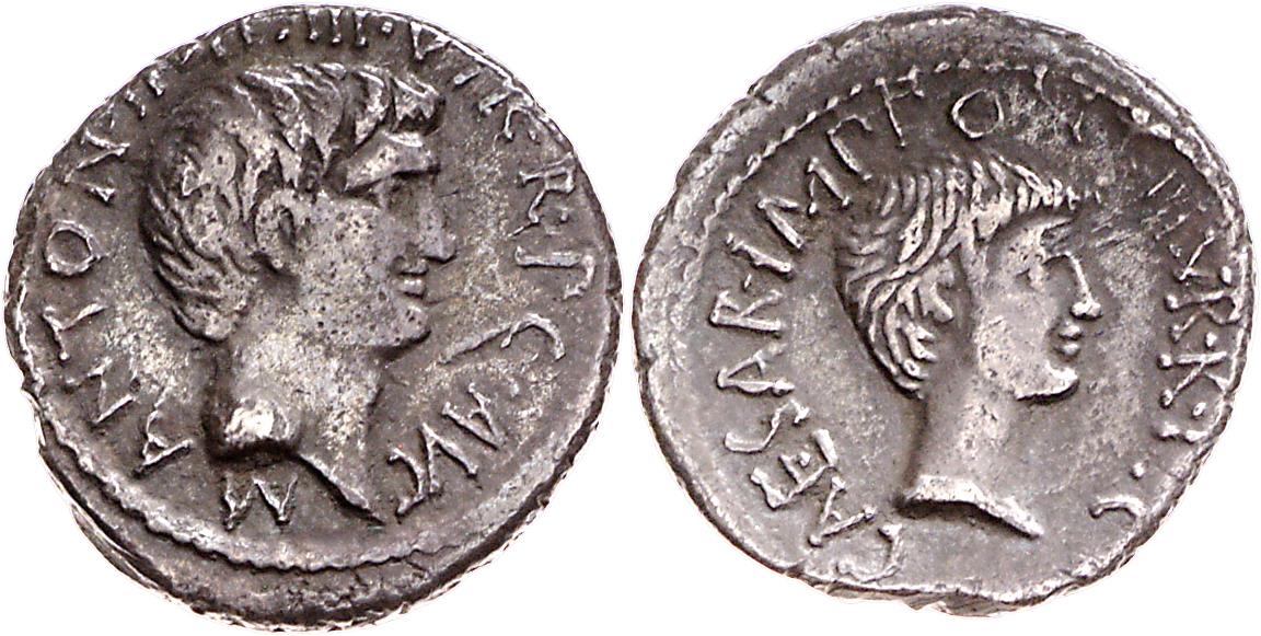 Röm. Republik: M. Antonius und C. Iulius Caesar (Octavianus)