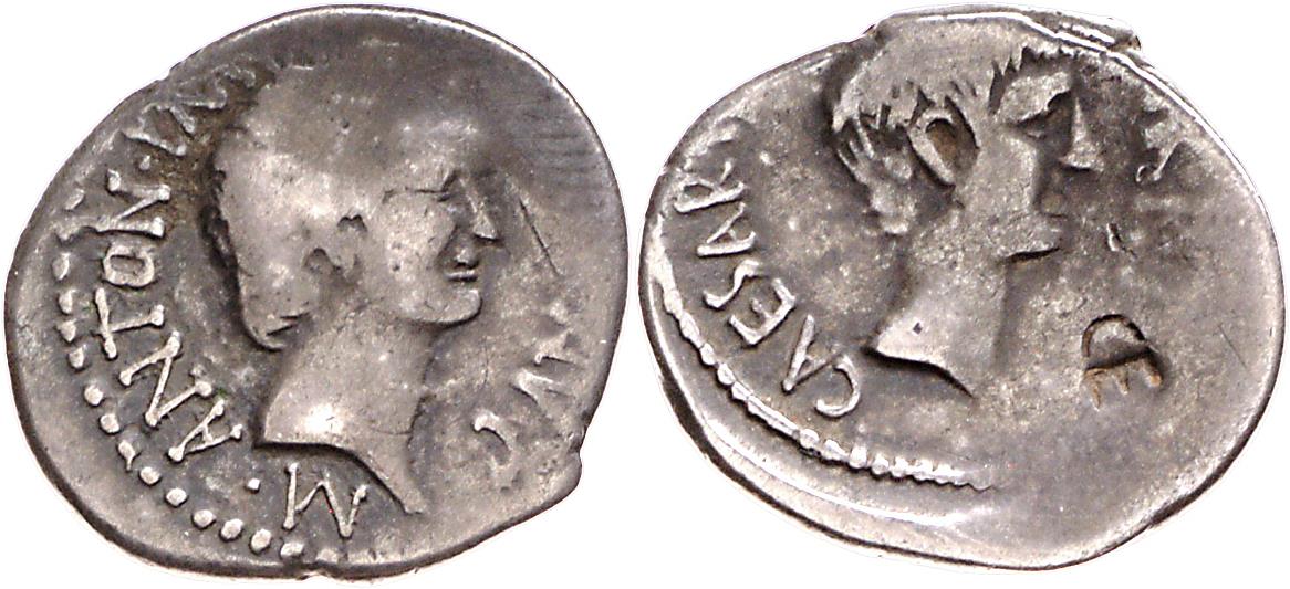 Röm. Republik: M. Antonius und C. Iulius Caesar (Octavianus)