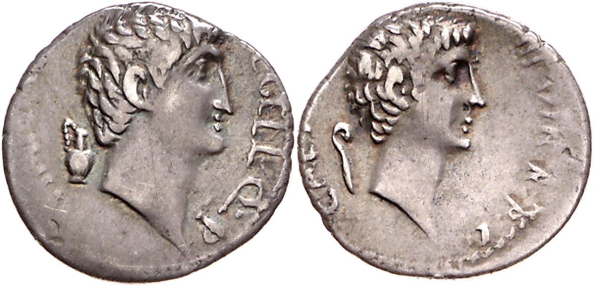 Röm. Republik: L. Gellius, M. Antonius und C. Iulius Caesar (Octavianus)