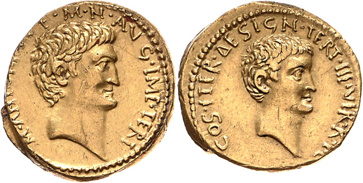 Röm. Republik: M. Antonius und M. Antonius (Iunior)