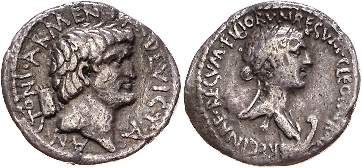 Röm. Republik: M. Antonius und Kleopatra VII.