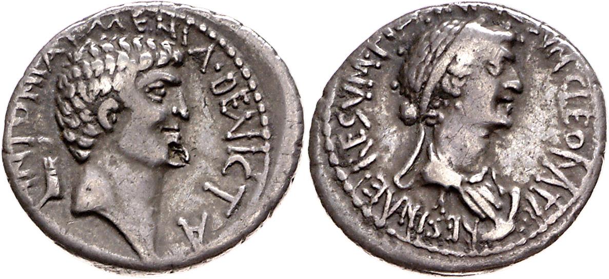 Röm. Republik: M. Antonius und Kleopatra VII.