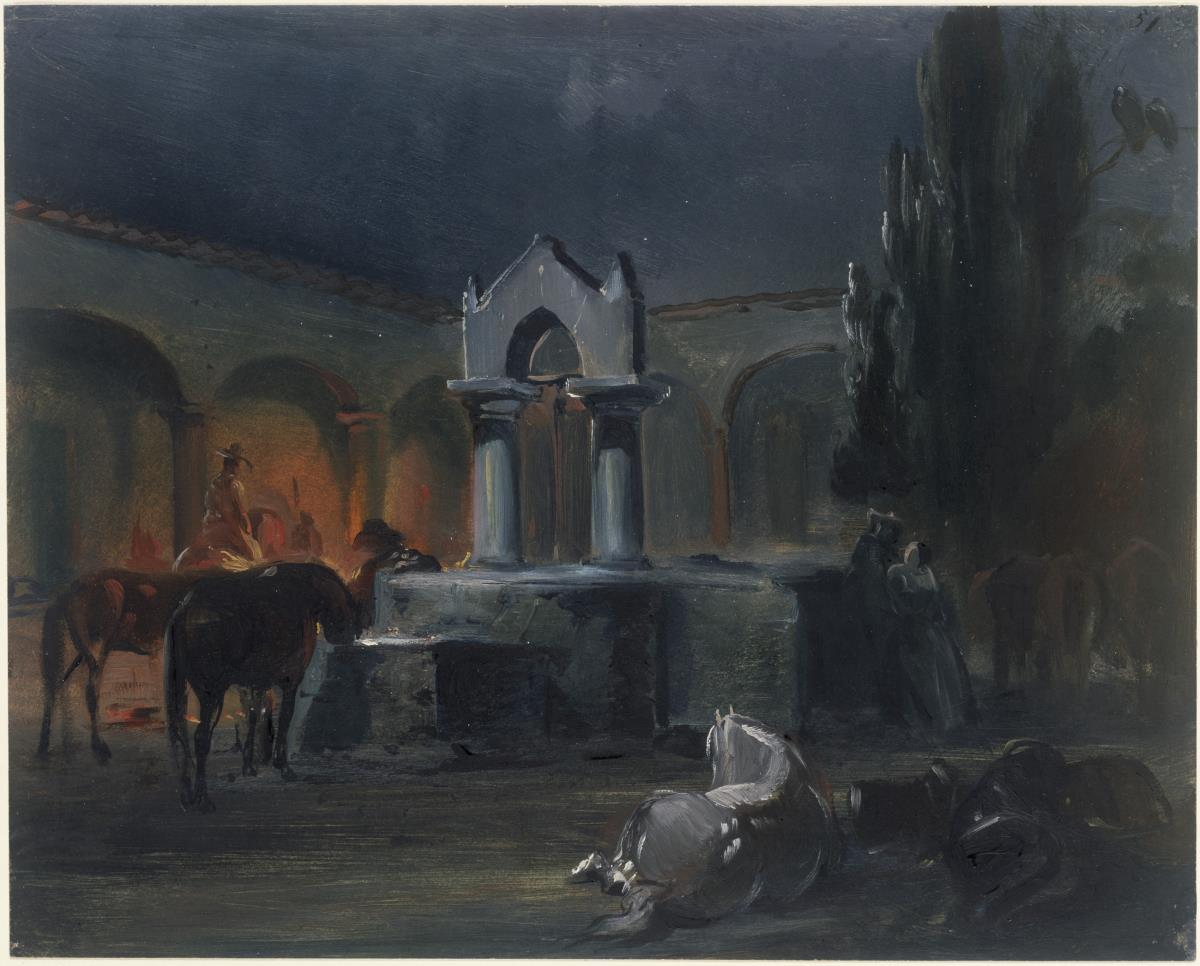 Innenhof eines Rasthauses in Orizaba
