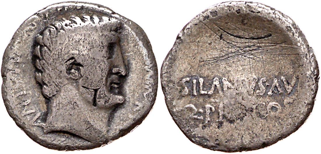 Röm. Republik: M. Antonius und M. Silanus