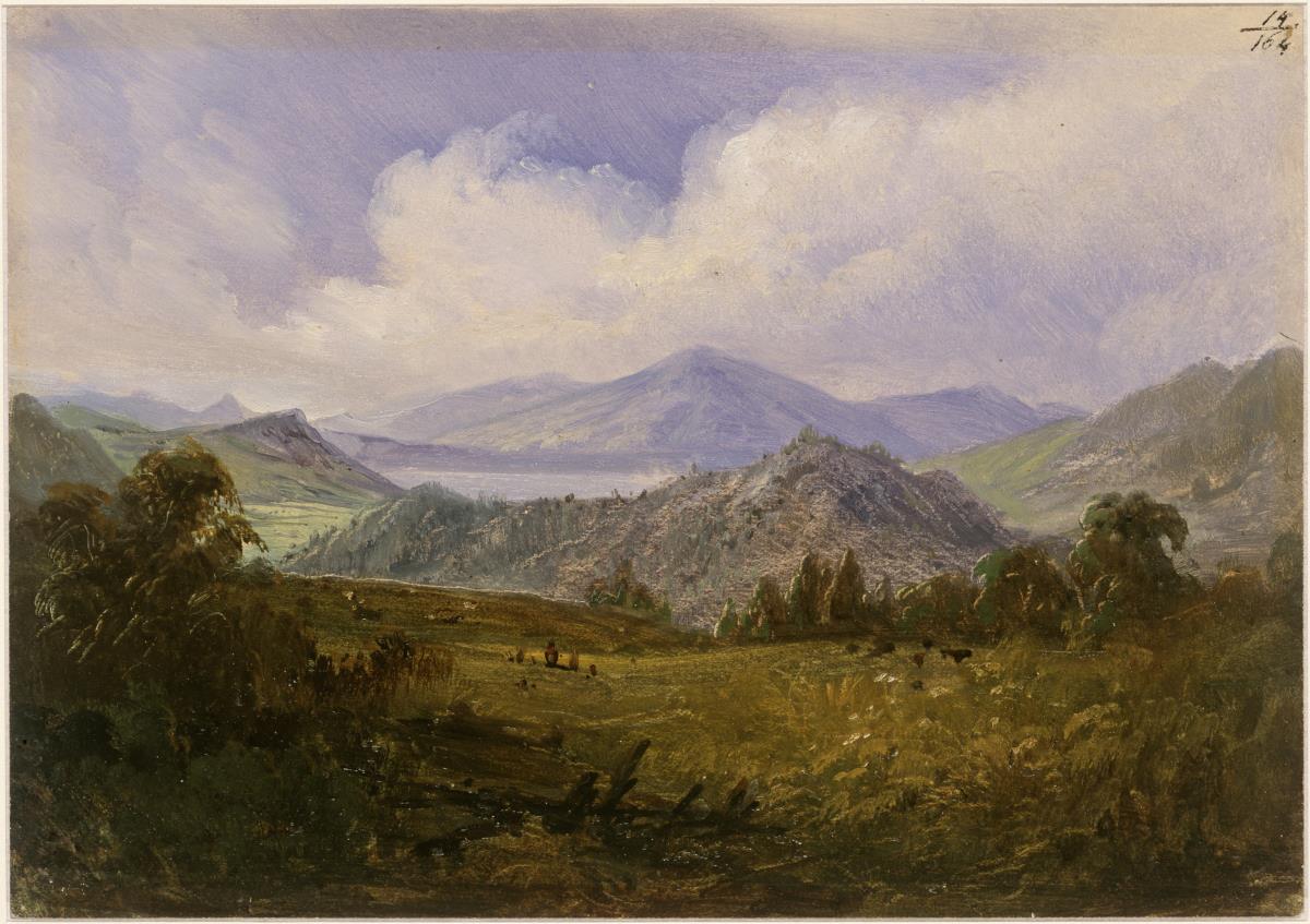 Laguna Cirahuen. Von der Cuesta Ario nach dem Martillo de Jorullo