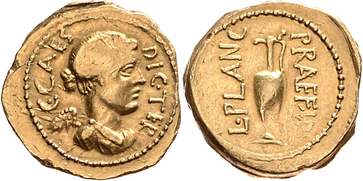 Röm. Republik: C. Iulius Caesar und L. Munatius Plancus