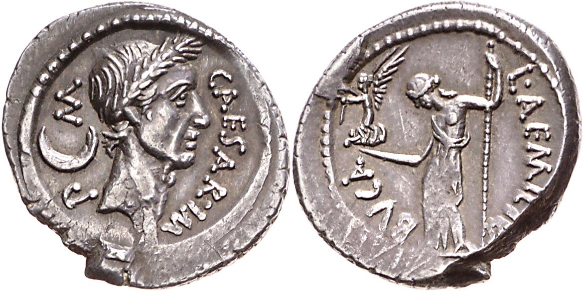 Röm. Republik: C. Iulius Caesar und L. Aemilius Buca