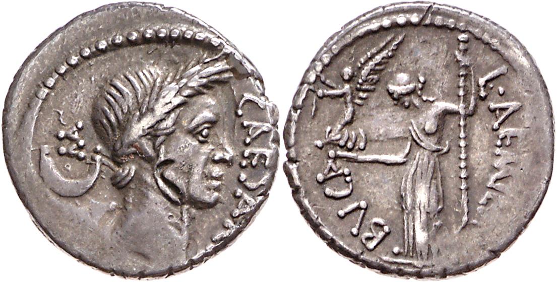 Röm. Republik: C. Iulius Caesar und L. Aemilius Buca