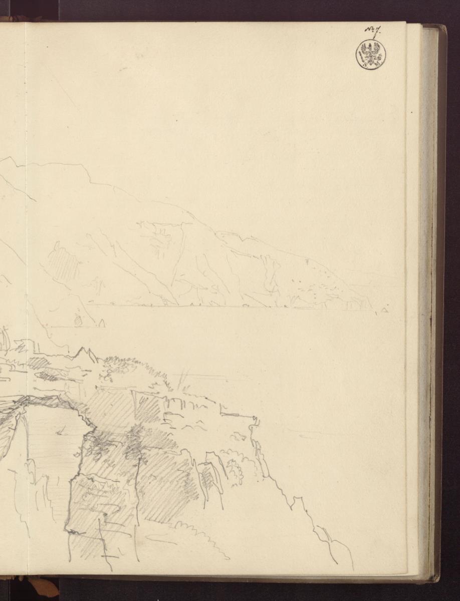 Arco dei Conti mit dem Golf von Salerno