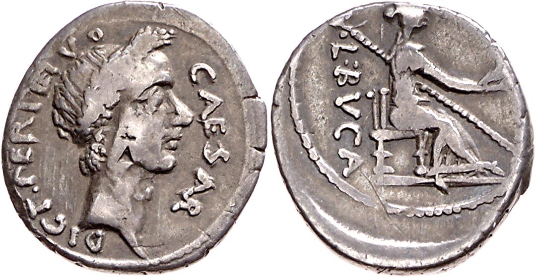 Röm. Republik: C. Iulius Caesar und L. Aemilius Buca