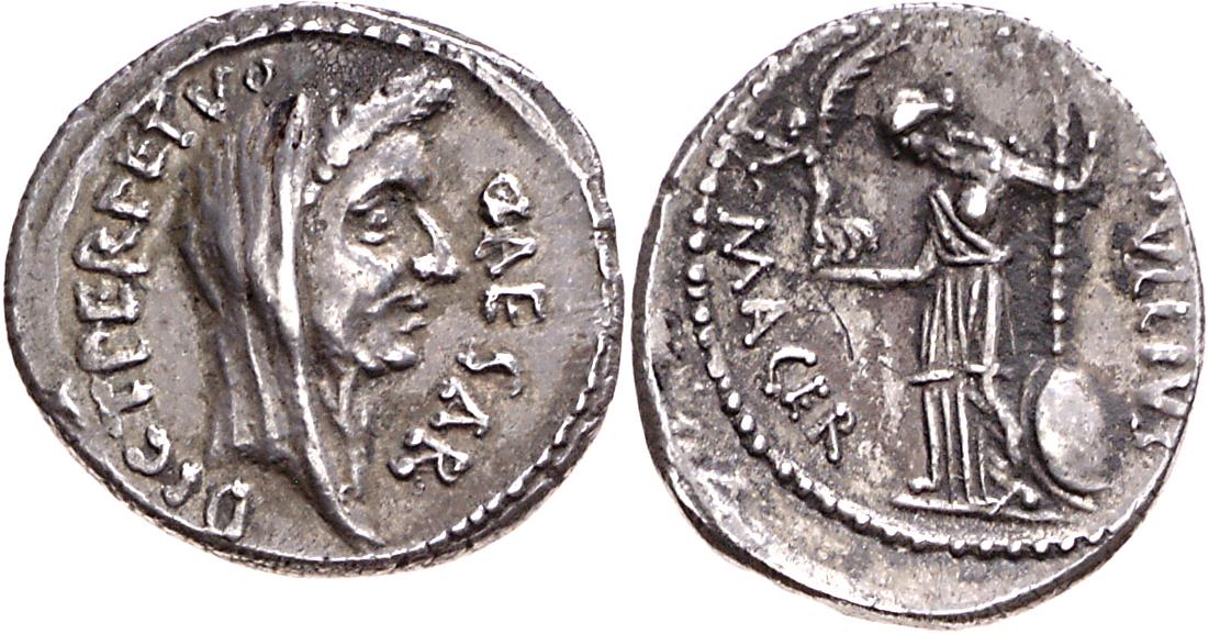 Röm. Republik: C. Iulius Caesar und P. Sepullius Macer