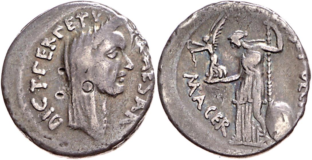 Röm. Republik: C. Iulius Caesar und P. Sepullius Macer