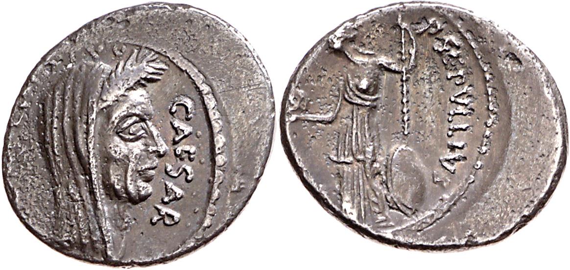 Röm. Republik: C. Iulius Caesar und P. Sepullius Macer
