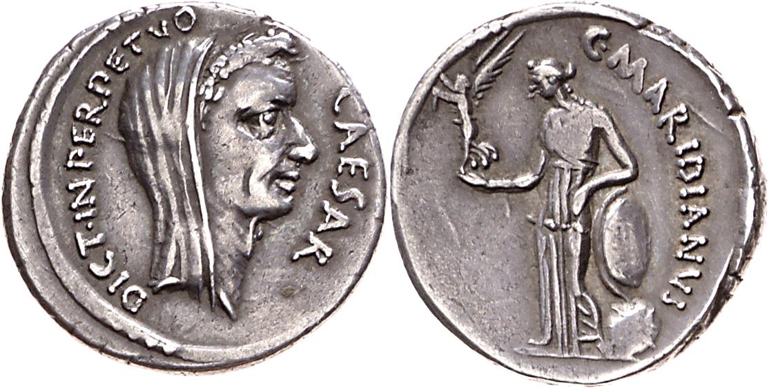 Röm. Republik: C. Iulius Caesar und C. Cossutius Maridianus