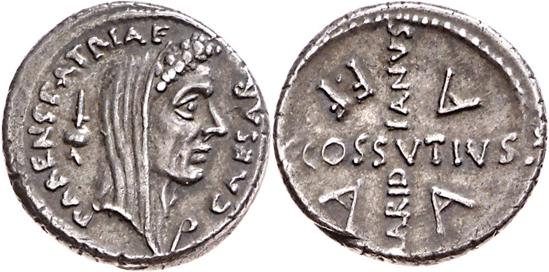 Röm. Republik: C. Iulius Caesar und C. Cossutius Maridianus
